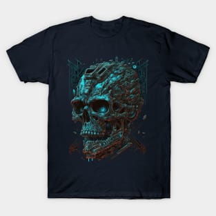 Sci- Fi Skull T-Shirt